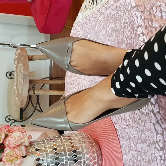 Spanish Leather Elegant Pointy Flats 36 - Picture 1 of 17